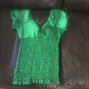 Green blouses